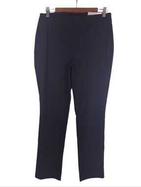 Chico's So Slimming Ava Slim Leg Hollywood Black Ankle Pants Shaping Sz 0.5P 6P